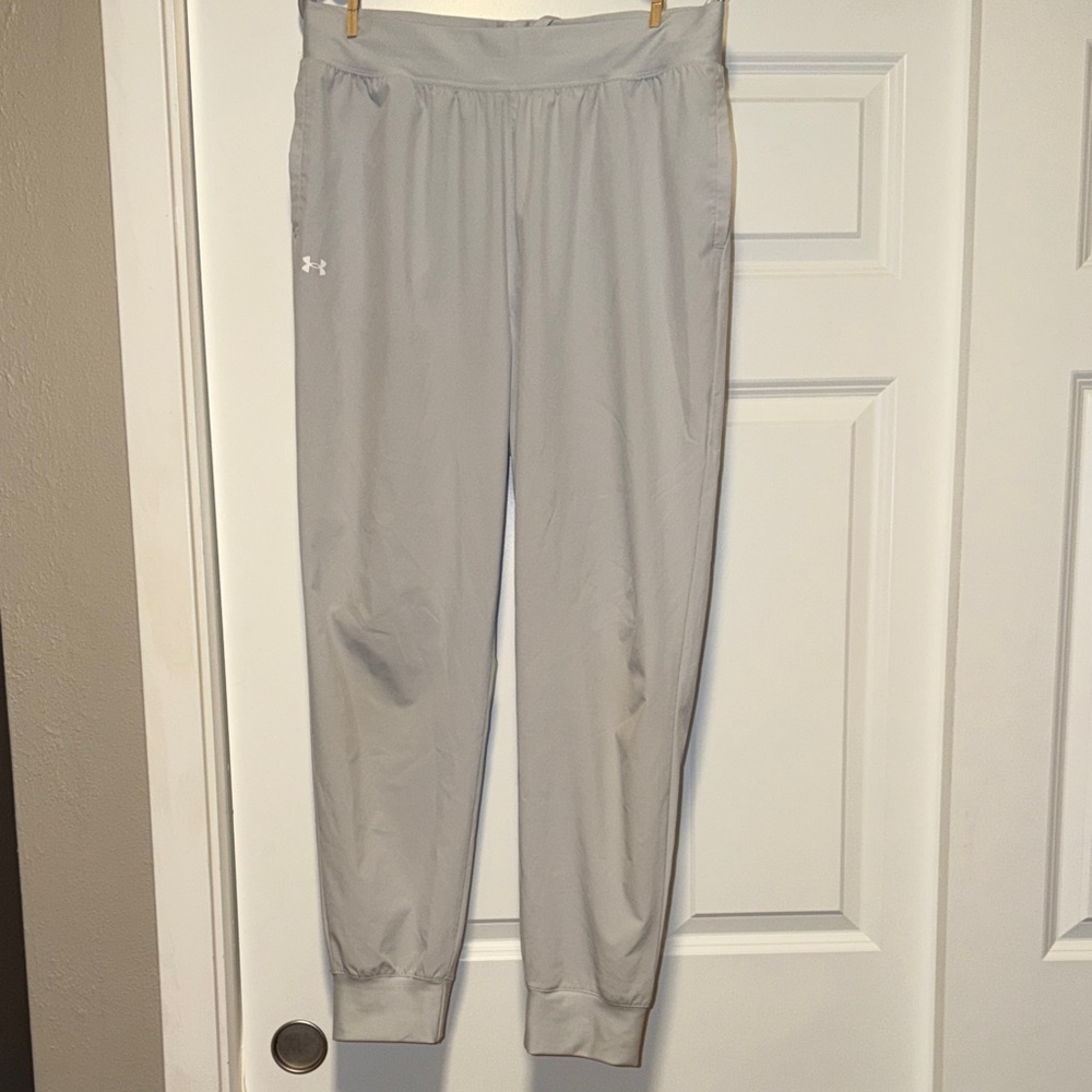 Under Armour Light Gray Performance Joggers